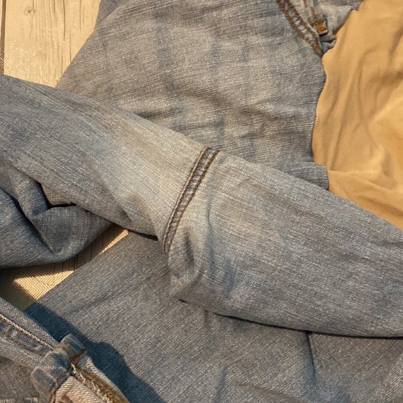 Indigo Blue Cropped Jeans - Picture 3 of 4